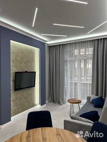 

1-к. квартира, 45 м², 2 кровати