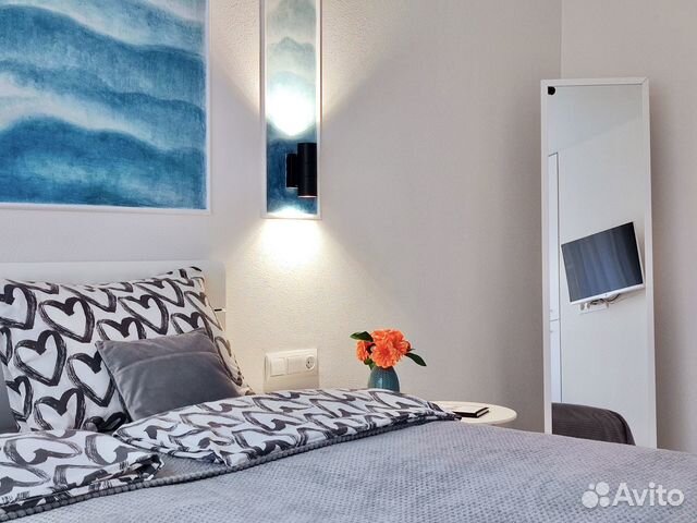 

1-к. квартира, 40 м², 2 кровати