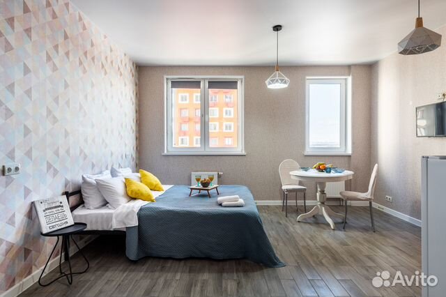 

Квартира-студия, 30 м², 2 кровати