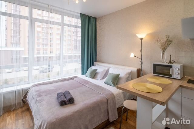 

1-к. квартира, 30 м², 2 кровати