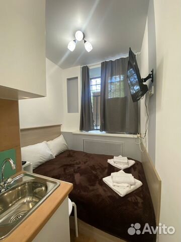 

Квартира-студия, 10 м², 1 кровать