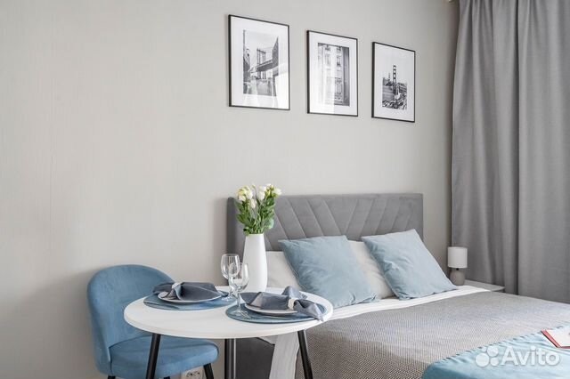 

Квартира-студия, 25 м², 3 кровати