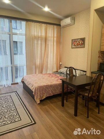 

Квартира-студия, 30 м², 2 кровати