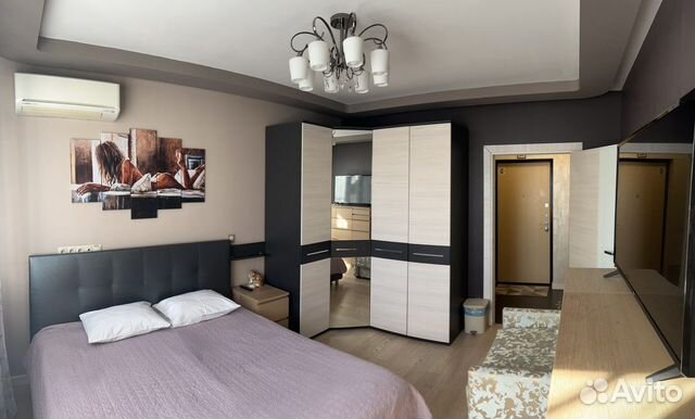 

1-к. квартира, 38 м², 2 кровати