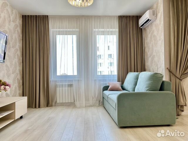 

1-к. квартира, 52 м², 2 кровати