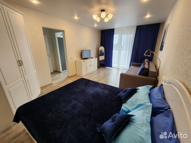 

1-к. квартира, 44 м², 2 кровати