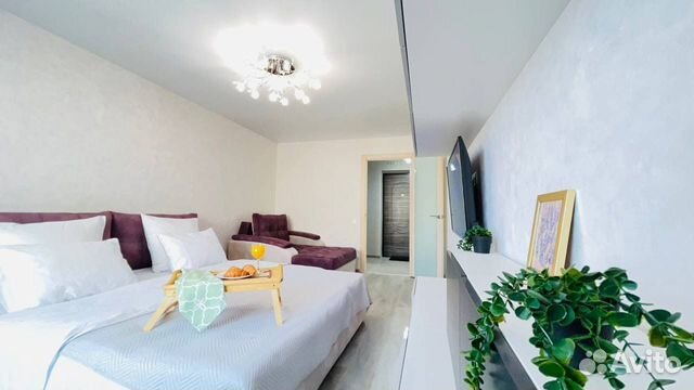 

1-к. квартира, 42 м², 2 кровати