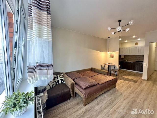 

Квартира-студия, 38 м², 2 кровати