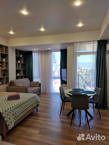 

Квартира-студия, 30 м², 2 кровати