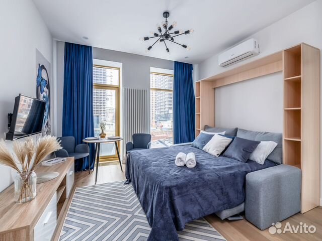 

Квартира-студия, 30 м², 1 кровать