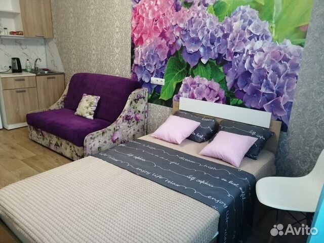 

Квартира-студия, 24 м², 4 кровати