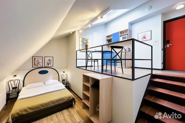 

Квартира-студия, 24 м², 2 кровати