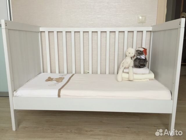 Детская кроватка IKEA + матрас IKEA Детская кроватка IKEA + матрас IKEA