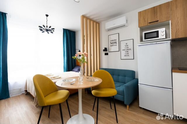 

Квартира-студия, 25 м², 2 кровати