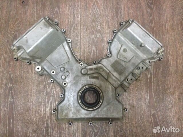 Крышка двигателя передняя Range Rover v8 4.2 4.4 l