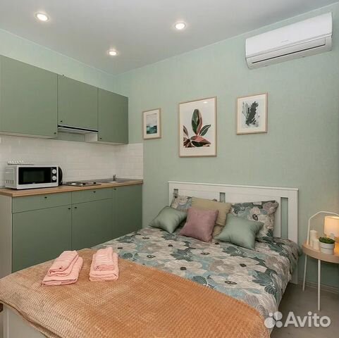 

Квартира-студия, 15 м², 1 кровать