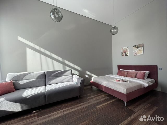 

1-к. квартира, 46 м², 2 кровати
