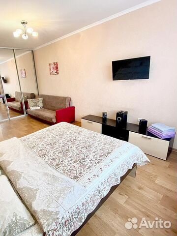 

1-к. квартира, 52 м², 2 кровати