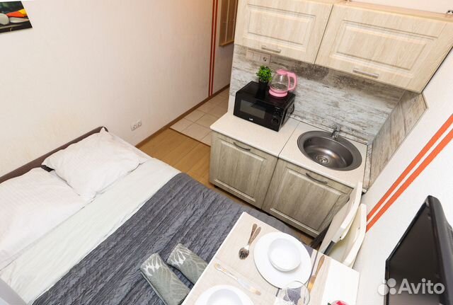 

Квартира-студия, 12 м², 1 кровать