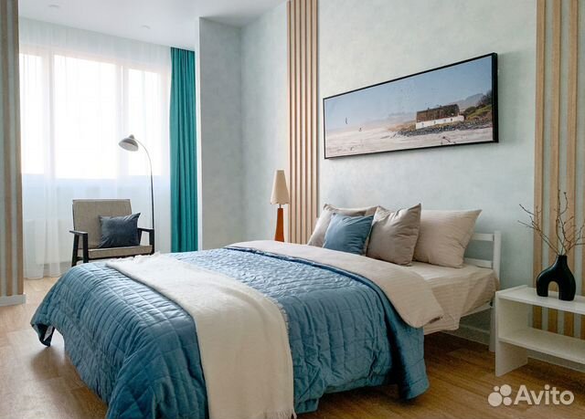 

1-к. квартира, 50 м², 2 кровати