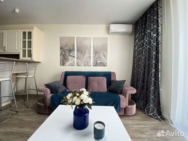 

1-к. квартира, 44 м², 2 кровати
