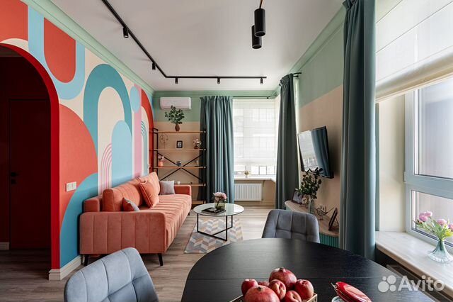 

1-к. квартира, 38 м², 2 кровати