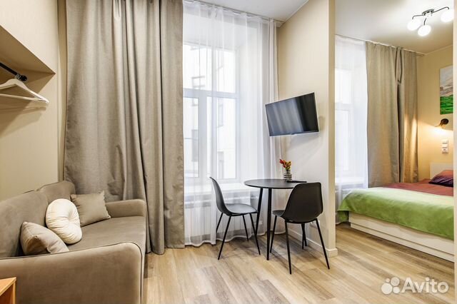 

Квартира-студия, 23 м², 2 кровати