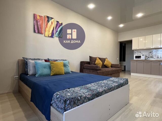 

Квартира-студия, 30 м², 2 кровати