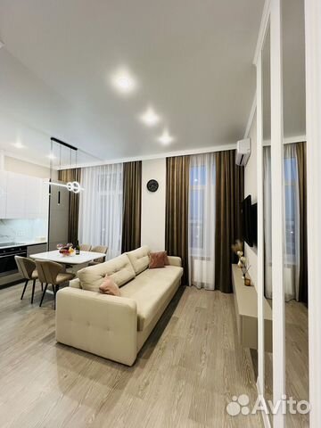 

1-к. квартира, 45 м², 2 кровати