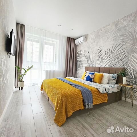 

1-к. квартира, 42 м², 3 кровати