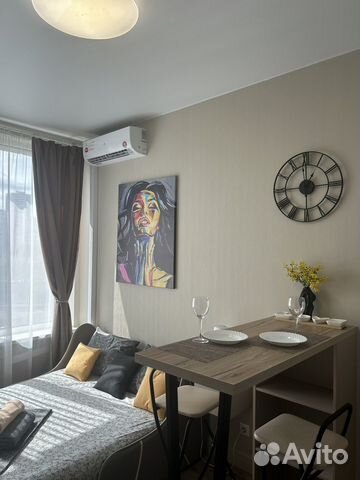 

Квартира-студия, 24 м², 1 кровать