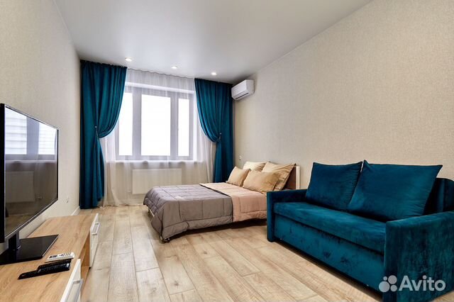 

1-к. квартира, 45 м², 2 кровати