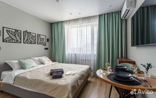 

1-к. квартира в апарт-отеле, 18 м², 1 кровать