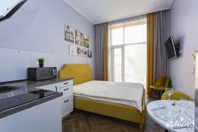 

Квартира-студия, 25 м², 1 кровать