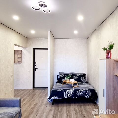 

Квартира-студия, 35 м², 2 кровати