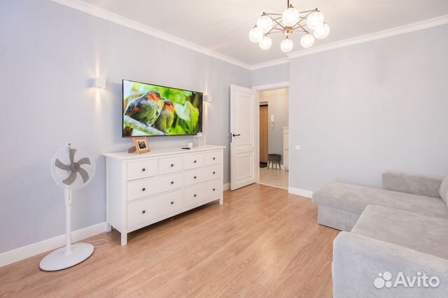 

1-к. квартира, 42 м², 2 кровати