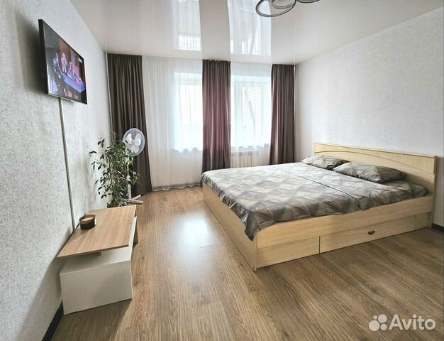 

1-к. квартира, 43 м², 2 кровати