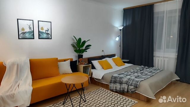 

1-к. квартира, 30 м², 2 кровати