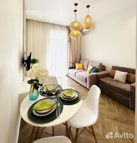 

Квартира-студия, 27 м², 2 кровати