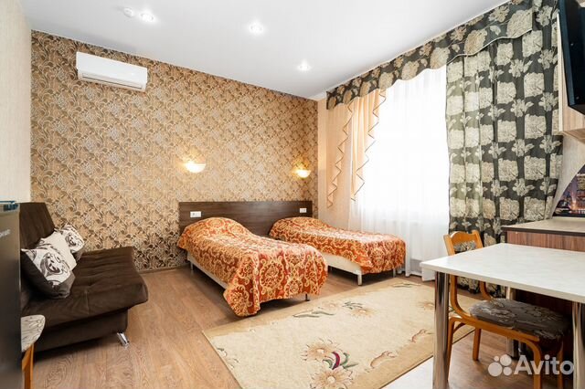 

Квартира-студия, 35 м², 3 кровати