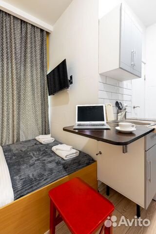 

Квартира-студия, 10,4 м², 1 кровать