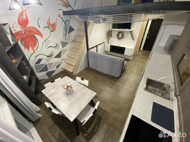 

Квартира-студия, 40 м², 3 кровати
