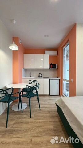

Квартира-студия, 28 м², 1 кровать