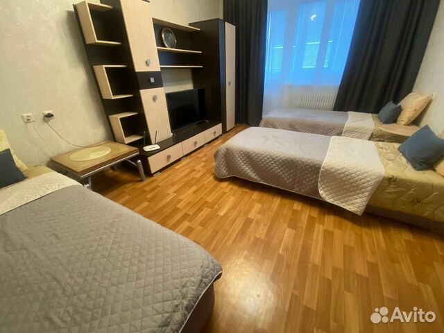 

1-к. квартира, 44 м², 3 кровати