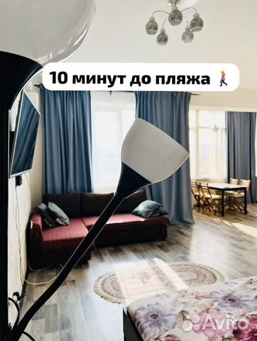 

Квартира-студия, 55 м², 2 кровати