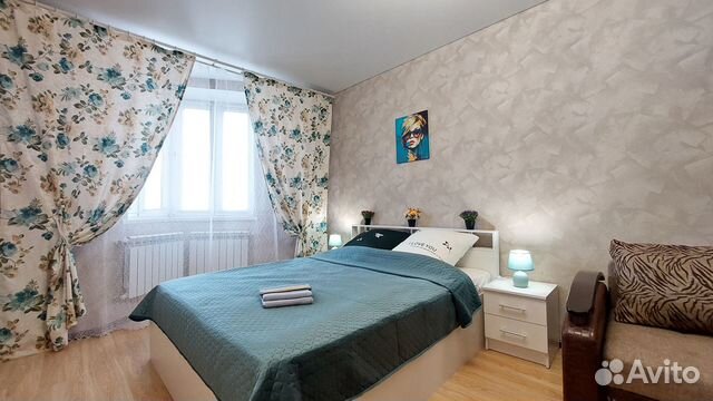 

1-к. квартира, 34 м², 2 кровати