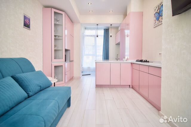 

1-к. квартира, 44 м², 2 кровати