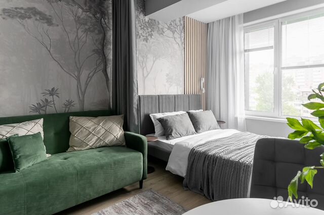 

Квартира-студия, 25 м², 2 кровати