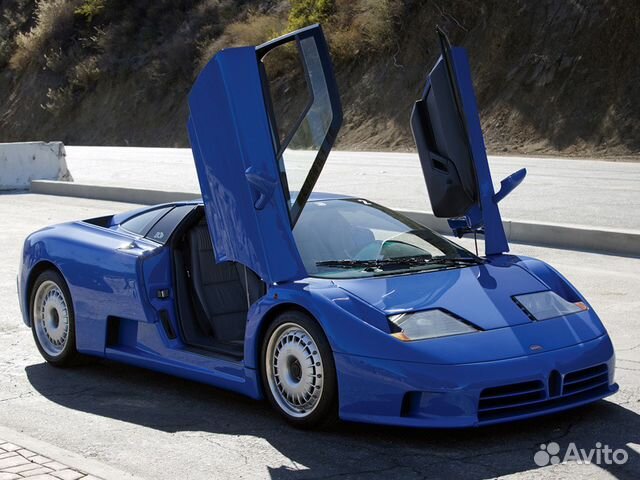 Модель Bugatti EB 110, 1 18, каталог Мега ра, 1996
