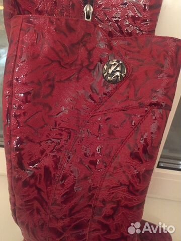 Натуральные лакированные сапоги на осень- весну Натуральные лакированные сапоги на осень- весну